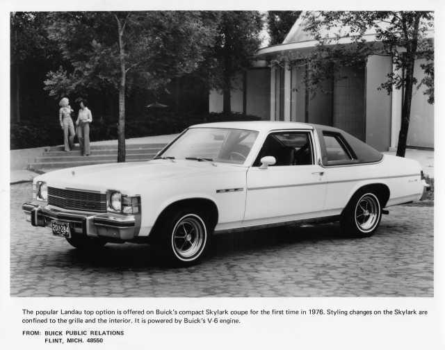 1976 Buick Skylark Landau Press Photo 0109