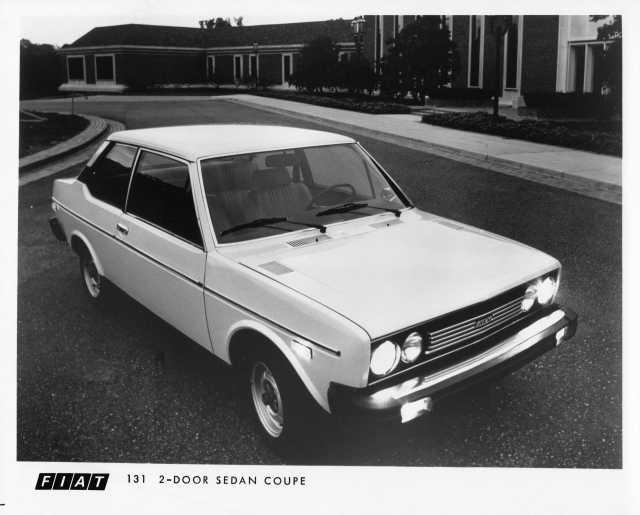 1976 Fiat 131 2-Door Sedan Coupe Press Photo 0006