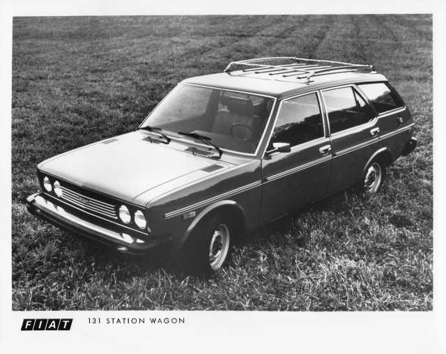 1976 Fiat 131 Station Wagon Press Photo 0008