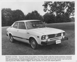 1978 Subaru Two-Door Sedan Press Photo 0009