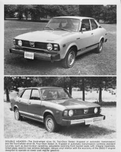 1978 Subaru DL Two-Door and Four-Door Sedan Press Photo 0015