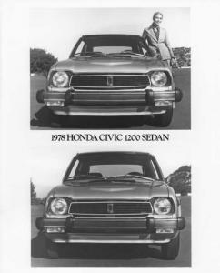 1978 Honda Civic 1200 Sedan Press Photo 0005