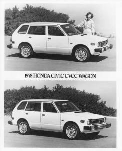 1978 Honda Civic CVCC Station Wagon Press Photo 0006
