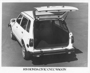 1978 Honda Civic CVCC Station Wagon Press Photo 0008