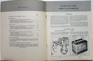 1957 Delco-Remy 12 Volt Electrical Equipment Shop Service Manual For GM Cars