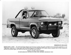 1987 Ford Ranger Press Photo 0112