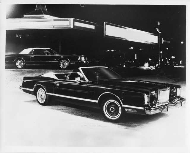 1978 Lincoln Mark V Convertible by American Custom Coachworks Press Photo 0052
