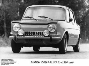 1973 Simca 1000 Rallye 2 Press Photo 0002