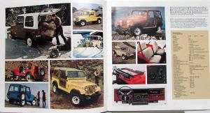 1974 Jeep Foreign Dealer Brochure German & English Text CJ Renegade Cherokee