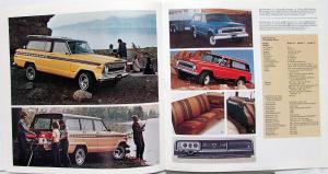 1974 Jeep Foreign Dealer Brochure German & English Text CJ Renegade Cherokee