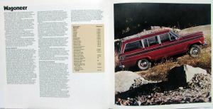 1974 Jeep Foreign Dealer Brochure German & English Text CJ Renegade Cherokee