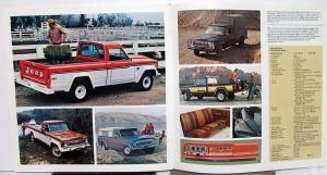 1974 Jeep Foreign Dealer Brochure German & English Text CJ Renegade Cherokee