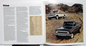1974 Jeep Foreign Dealer Brochure German & English Text CJ Renegade Cherokee