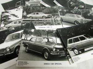 1973 Chrysler Simca Sunbeam France New Models Press Kit