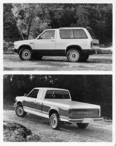 1983 Chevrolet S-10 Compact Pickup Trucks & Blazer Press Photo and Release 0129