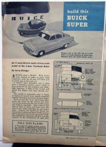 1950 Mechanix Illustrated Article Buick Super Model Build Larry Eisinger