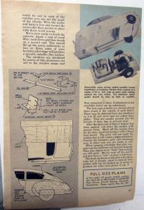 1949 Mechanix Illustrated Article Chevrolet Model Build Larry Eisinger