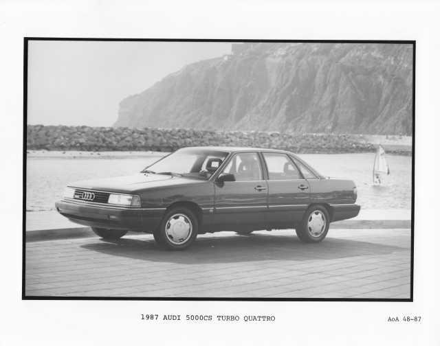1987 Audi 5000CS Turbo Quattro Press Photo 0007