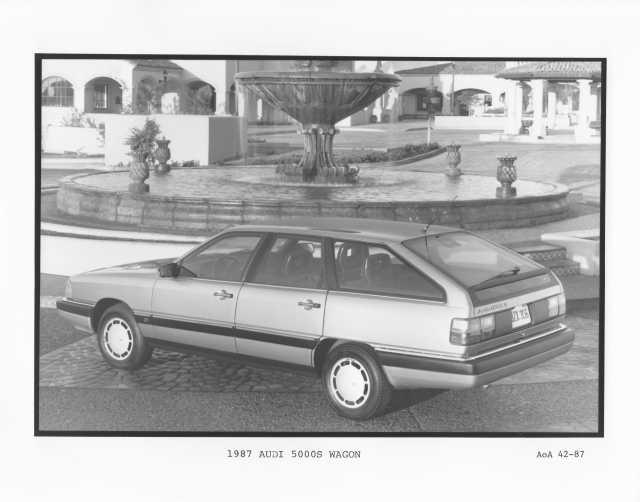 1987 Audi 5000S Wagon Press Photo 0013