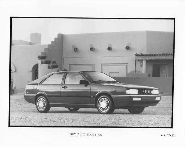 1987 Audi Coupe GT Press Photo 0015