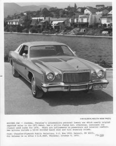 1976 Chrysler Cordoba Press Photo 0004