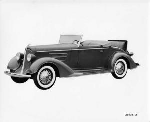 1933 Oldsmobile 8-Cylinder Convertible Press Photo 0221