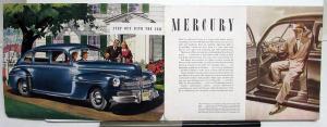 1946 Mercury Town Club Sedan Convertible Wagon Specs Sales Brochure ORIGINAL