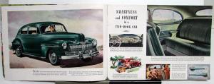 1946 Mercury Town Club Sedan Convertible Wagon Specs Sales Brochure ORIGINAL