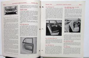 1954 Chevrolet Service News Passenger Car Features