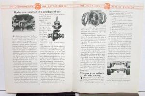 1936 Huck Truck Axles By Sheldon Axle & Spring Co Sales Brochures W/Envelope