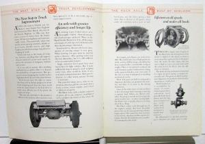 1936 Huck Truck Axles By Sheldon Axle & Spring Co Sales Brochures W/Envelope