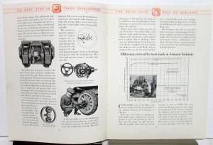 1936 Huck Truck Axles By Sheldon Axle & Spring Co Sales Brochures W/Envelope