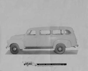 1950 Chevrolet Suburban with Atlas Body Factory Press Photo 0137