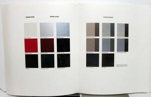1991 BMW 850i Dealer Color & Upholstery Options Large Sales Brochure Paint Chips