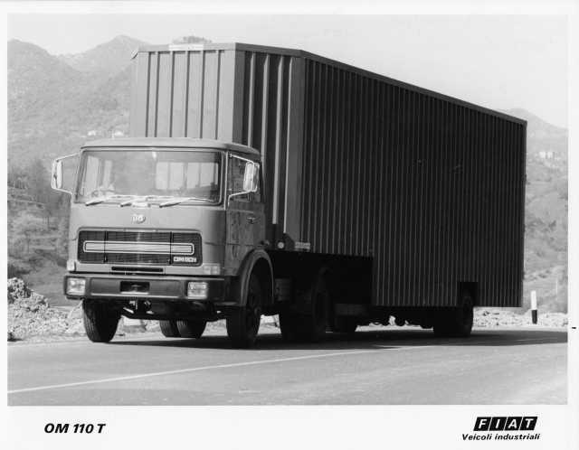 1974 Fiat OM 110 T Truck Factory Press Photo 0011 - Turin Auto Show