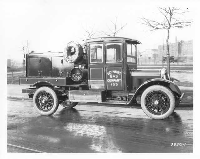 1920s Era GMC Truck Press Photo 0150 - Des Moines Gas Company