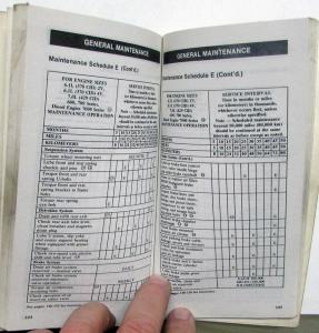 1981 Ford Truck Owners Manual 600 700 7000 Series H/D Care & Operations