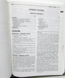 2002 Chrysler Dodge Service Manual Supplement Intrepid Police Package LH Wiring