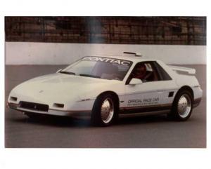 1984 Pontiac Fiero Indy Pace Car Press Photos & Release 0064