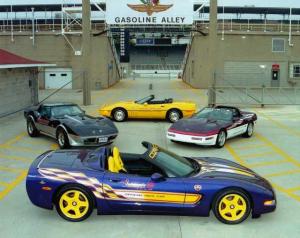 1998 1995 1986 1978 Chevrolet Corvette Indy 500 Pace Cars Color Press Photo 0070