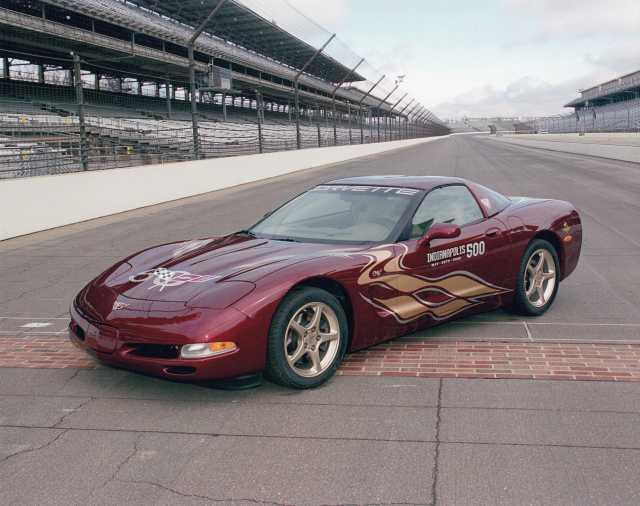 2002 Chevrolet Corvette Indy 500 Pace Car Color Press Photo 0069