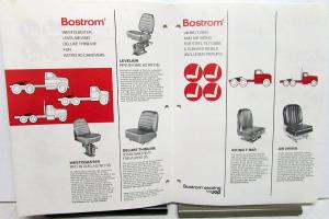 1971 GMC H/D Truck Bostrom Seat Options Astro 95 C4500-6500 Tilt 4500-6500