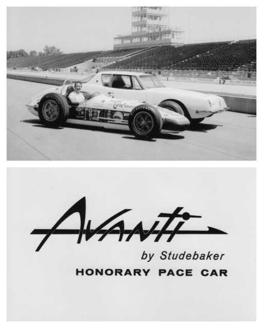 1963 Avanti with 1962 Indy Winner Rodger Ward in Leader Card Roadster Photo 0003