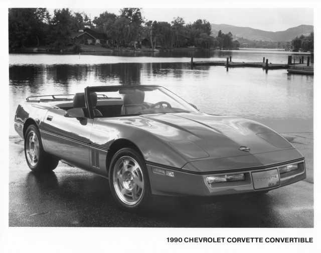 1990 Chevrolet Corvette Factory Press Photo 0153