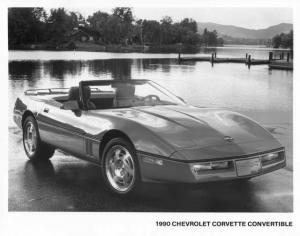 1990 Chevrolet Corvette Factory Press Photo 0153