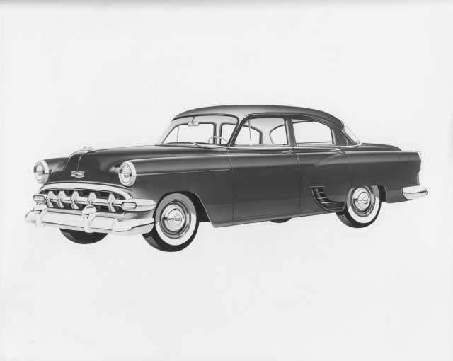 1954 Chevrolet One Fifty 4-Door Sedan Press Photo 0157