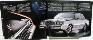 1983 Buick T Types Dealer Sales Brochure Skyhawk Skylark Century Regal Riviera
