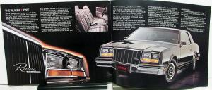1983 Buick T Types Dealer Sales Brochure Skyhawk Skylark Century Regal Riviera
