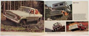 1973 Jeep Dealer Sales Brochure Renegade Wagoneer Commando Truck Orig