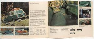 1973 Jeep Dealer Sales Brochure Renegade Wagoneer Commando Truck Orig